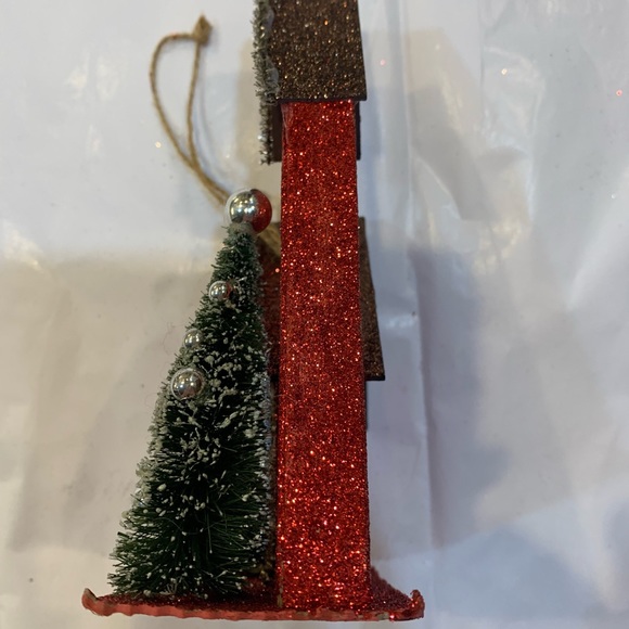 Beautiful lot 9 Pottery Barn Mercury Glass Ornaments Onion Candy Cane Pinecone - Picture 13 of 16